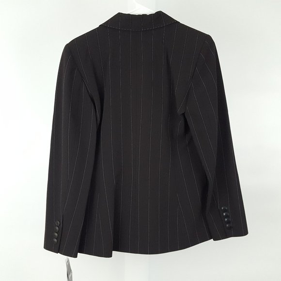 Bianca Nygard Button Blazer Suit Jacket, Women's Size 4 Striped - Picture 5 of 5